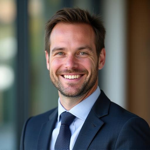 Professional headshot of the lead guide, Lars Müller, smiling warmly.